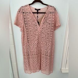 BCBG pink lace dress. Never worn!